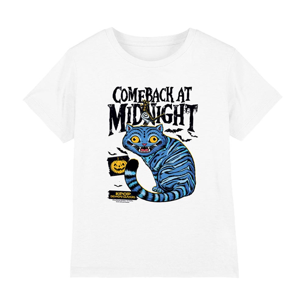 White - Front - K-Pop Demon Hunters Childrens-Kids Derpy & Sussie Midnight Halloween T-Shirt