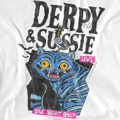 White - Side - K-Pop Demon Hunters Childrens-Kids Live Derpy & Sussie T-Shirt