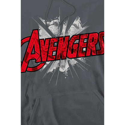 Charcoal - Lifestyle - Marvel Mens Avengers Bash Logo Hoodie