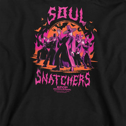 Black - Side - K-Pop Demon Hunters Unisex Adult Soul Snatchers Saja Boys Sweatshirt