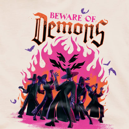 Natural - Side - K-Pop Demon Hunters Unisex Adult Beware Of Demons Saja Boys T-Shirt