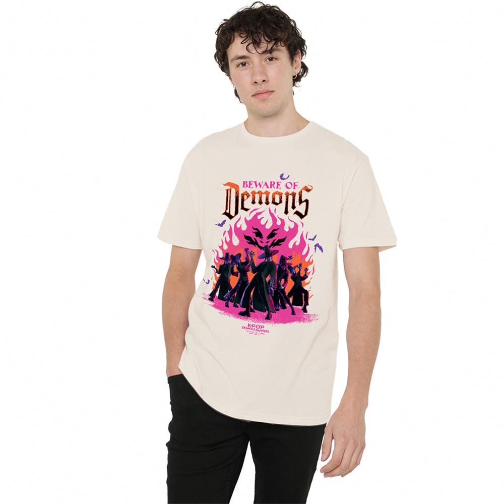 Natural - Lifestyle - K-Pop Demon Hunters Unisex Adult Beware Of Demons Saja Boys T-Shirt