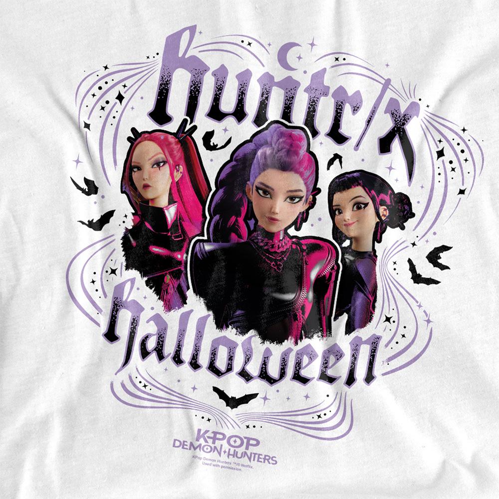 White - Pack Shot - K-Pop Demon Hunters Unisex Adult Huntrix Halloween T-Shirt