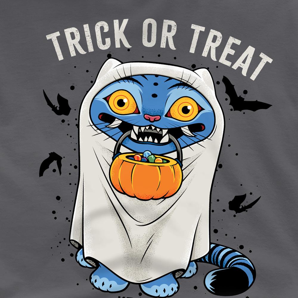 Charcoal - Pack Shot - K-Pop Demon Hunters Unisex Adult Trick Or Treat Derpy Tiger Halloween T-Shirt
