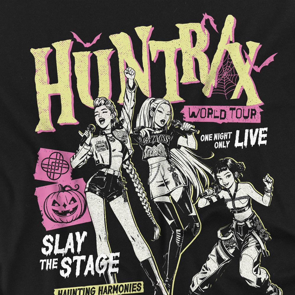 Black - Pack Shot - K-Pop Demon Hunters Unisex Adult Huntrix World Tour Punk T-Shirt