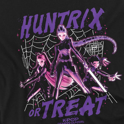 Black - Pack Shot - K-Pop Demon Hunters Unisex Adult Huntrix Or Treat T-Shirt
