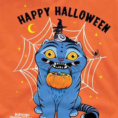 Orange - Pack Shot - K-Pop Demon Hunters Unisex Adult Derpy & Sussie Halloween T-Shirt