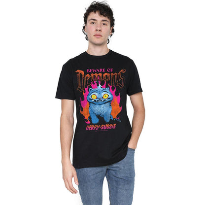 Black - Side - K-Pop Demon Hunters Unisex Adult Band Derpy & Sussie T-Shirt