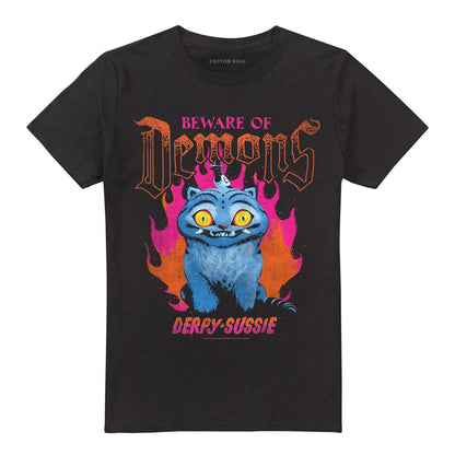 Black - Front - K-Pop Demon Hunters Unisex Adult Band Derpy & Sussie T-Shirt