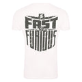 White - Back - Fast & Furious Mens Shield T-Shirt