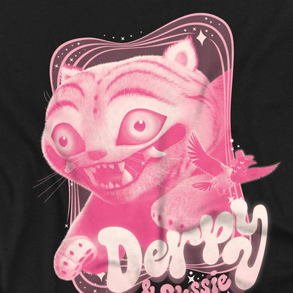 Black - Pack Shot - K-Pop Demon Hunters Unisex Adult Derpy & Sussie Gradient T-Shirt