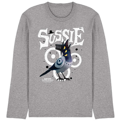 Athletic Heather - Front - K-Pop Demon Hunters Unisex Adult Sussie Long-Sleeved T-Shirt