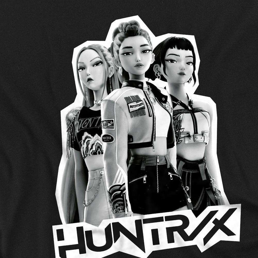 Black - Lifestyle - K-Pop Demon Hunters Unisex Adult Huntr-X Scrapbook Back Print T-Shirt