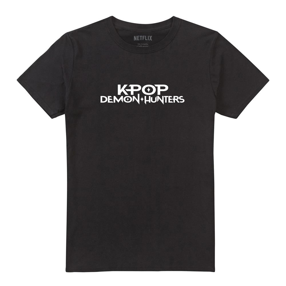 Black - Front - K-Pop Demon Hunters Unisex Adult Huntr-X Scrapbook Back Print T-Shirt