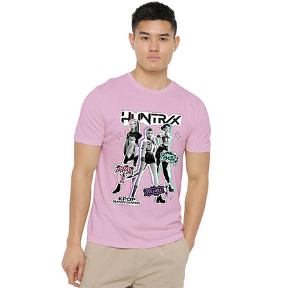 Pink - Side - K-Pop Demon Hunters Unisex Adult Huntrix Scrapbook T-Shirt