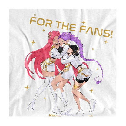 White-Golden - Side - K-Pop Demon Hunters Unisex Adult Huntr-X Group Long-Sleeved T-Shirt