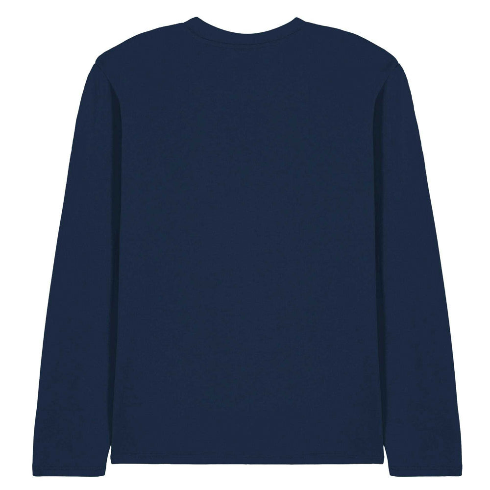 Navy - Back - K-Pop Demon Hunters Unisex Adult Sinking Derpy & Sussie Plant Pot Long-Sleeved T-Shirt