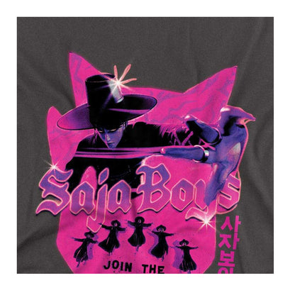 Charcoal - Side - K-Pop Demon Hunters Unisex Adult Saja Boys Jinu Silhouette Long-Sleeved T-Shirt