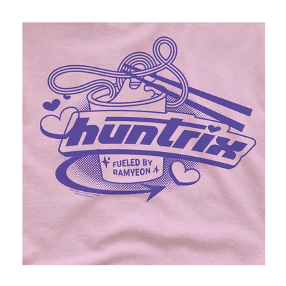 Pink - Side - K-Pop Demon Hunters Unisex Adult Huntrix Fueled By Ramyeon T-Shirt