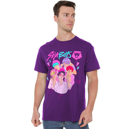 Purple - Lifestyle - K-Pop Demon Hunters Unisex Adult Saja Boys Signature T-Shirt