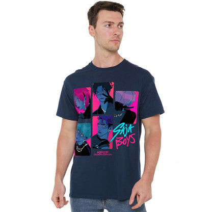 Navy - Lifestyle - K-Pop Demon Hunters Unisex Adult Saja Boys Demons T-Shirt