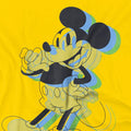 Yellow - Pack Shot - Disney Mens Trippy Mickey Mouse T-Shirt