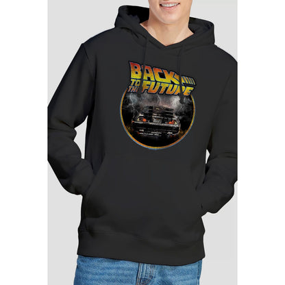 Black - Back - Back To The Future Mens Hoodie