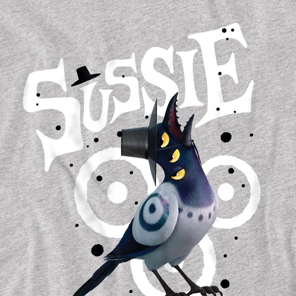 Athletic Heather - Side - K-Pop Demon Hunters Childrens-Kids Sussie Bird T-Shirt
