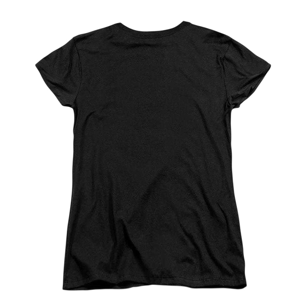 Black - Back - K-Pop Demon Hunters Womens-Ladies Mira Glowing Lights Fitted T-Shirt