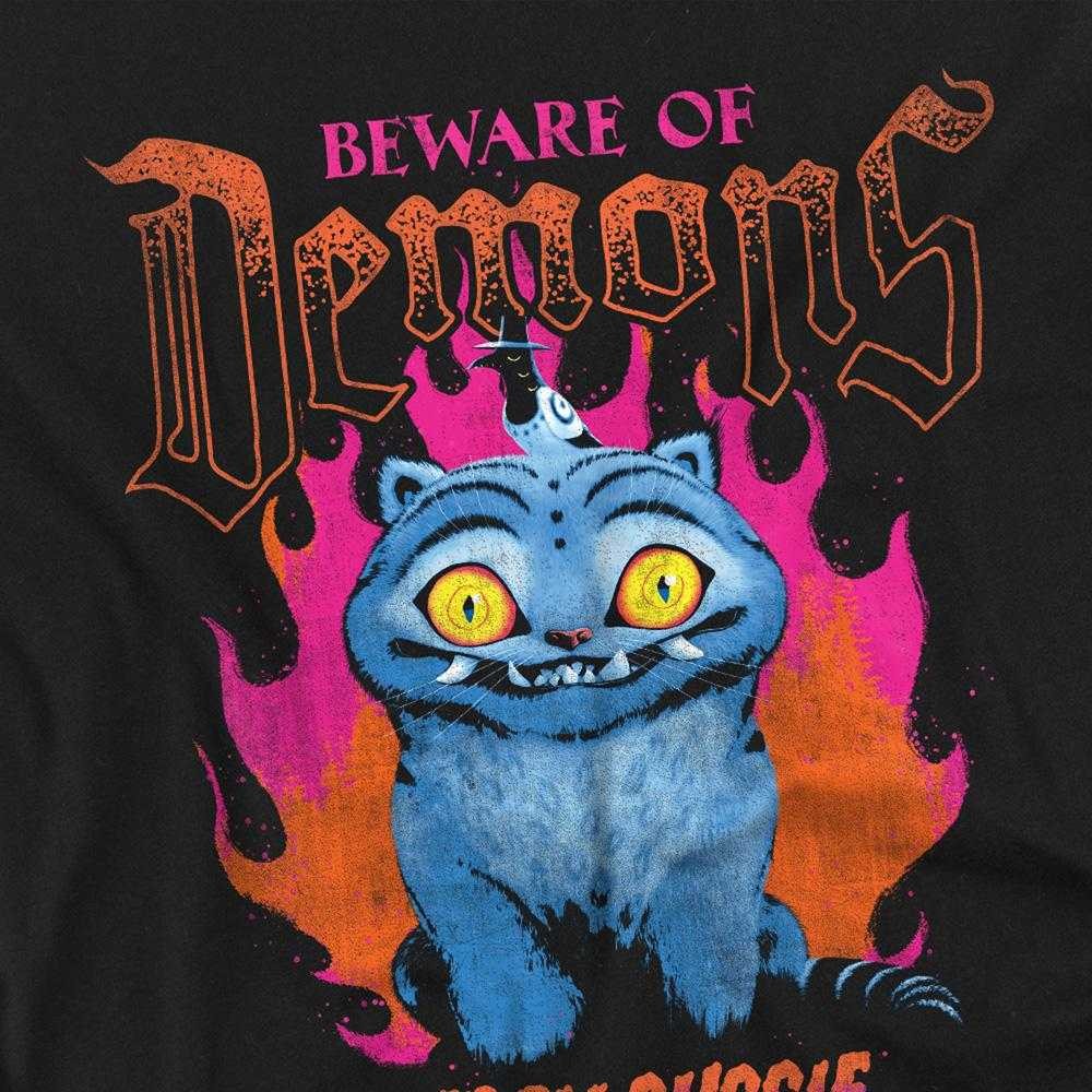 Black - Side - K-Pop Demon Hunters Womens-Ladies Band Derpy & Sussie Fitted T-Shirt