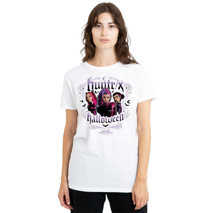 White - Lifestyle - K-Pop Demon Hunters Womens-Ladies Huntrix Halloween T-Shirt
