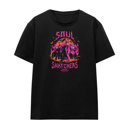 Black - Front - K-Pop Demon Hunters Womens-Ladies Soul Snatchers Saja Boys T-Shirt