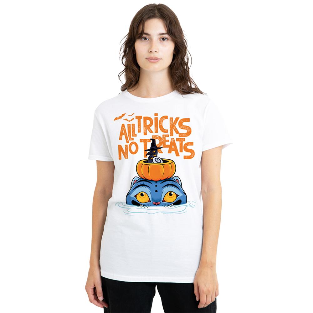 White - Lifestyle - K-Pop Demon Hunters Womens-Ladies All Tricks Derpy & Sussie Halloween T-Shirt