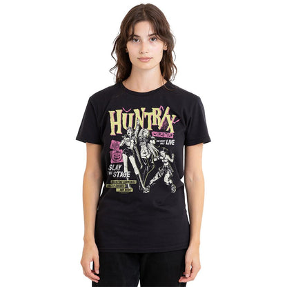 Black - Lifestyle - K-Pop Demon Hunters Womens-Ladies Huntrix World Tour Punk T-Shirt