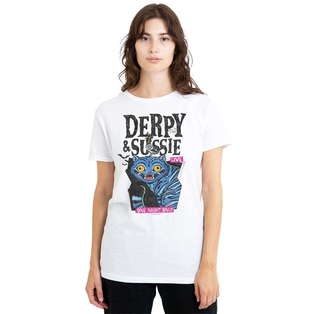 White - Lifestyle - K-Pop Demon Hunters Womens-Ladies Live Derpy & Sussie T-Shirt