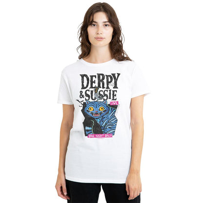 White - Lifestyle - K-Pop Demon Hunters Womens-Ladies Live Derpy & Sussie T-Shirt