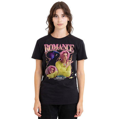 Black - Lifestyle - K-Pop Demon Hunters Womens-Ladies Romance Saja Boys Homage Regular T-Shirt