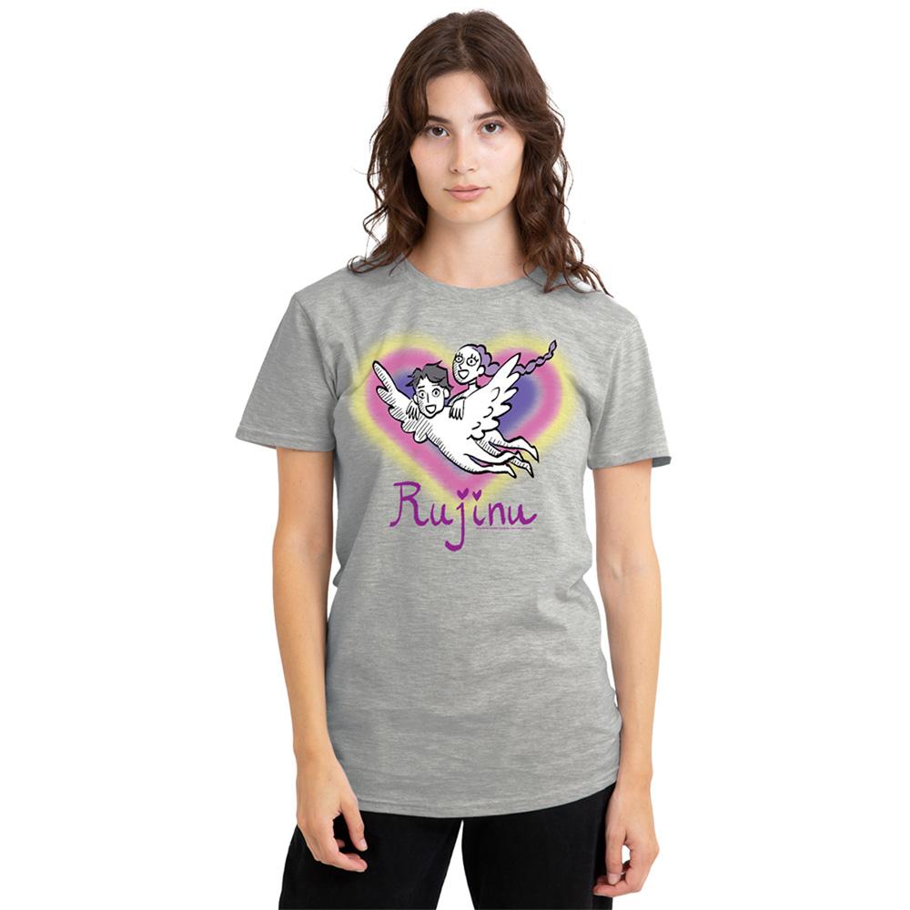Athletic Heather - Lifestyle - K-Pop Demon Hunters Womens-Ladies Huntrix Saja Boys Rujinu Heart T-Shirt