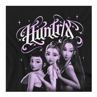 Black - Side - K-Pop Demon Hunters Childrens-Kids Huntr-X Gothic Sweatshirt