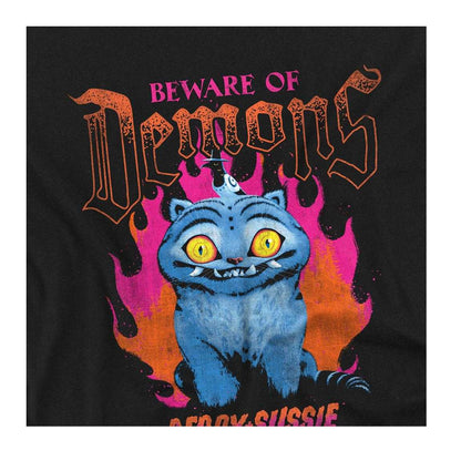 Black - Side - K-Pop Demon Hunters Childrens-Kids Band Derpy & Sussie Sweatshirt