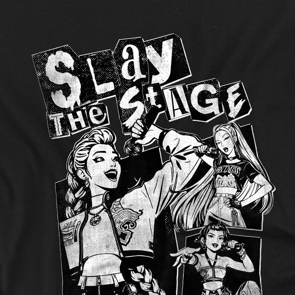 Black - Side - K-Pop Demon Hunters Childrens-Kids Huntrix Slay The Stage Sweatshirt