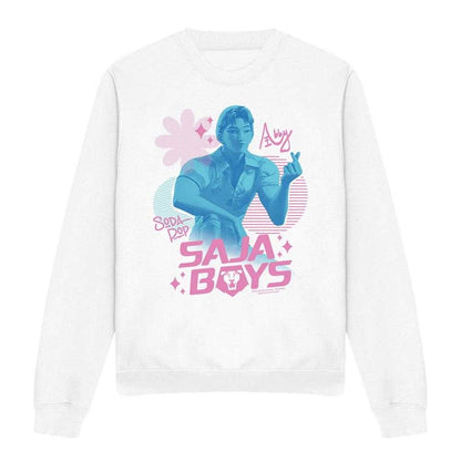 White - Front - K-Pop Demon Hunters Unisex Adult Saja Boys Soda Pop Romance Sweatshirt