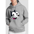 Sport Heather - Back - Felix The Cat Mens Head Hoodie