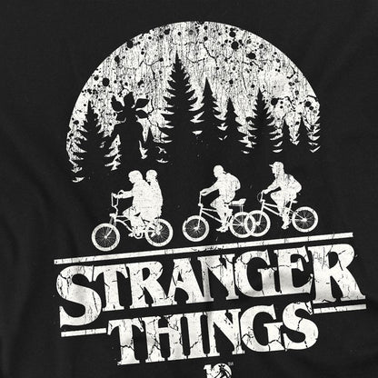 Black - Side - Stranger Things Unisex Adult Upside Down 10th Anniversary T-Shirt