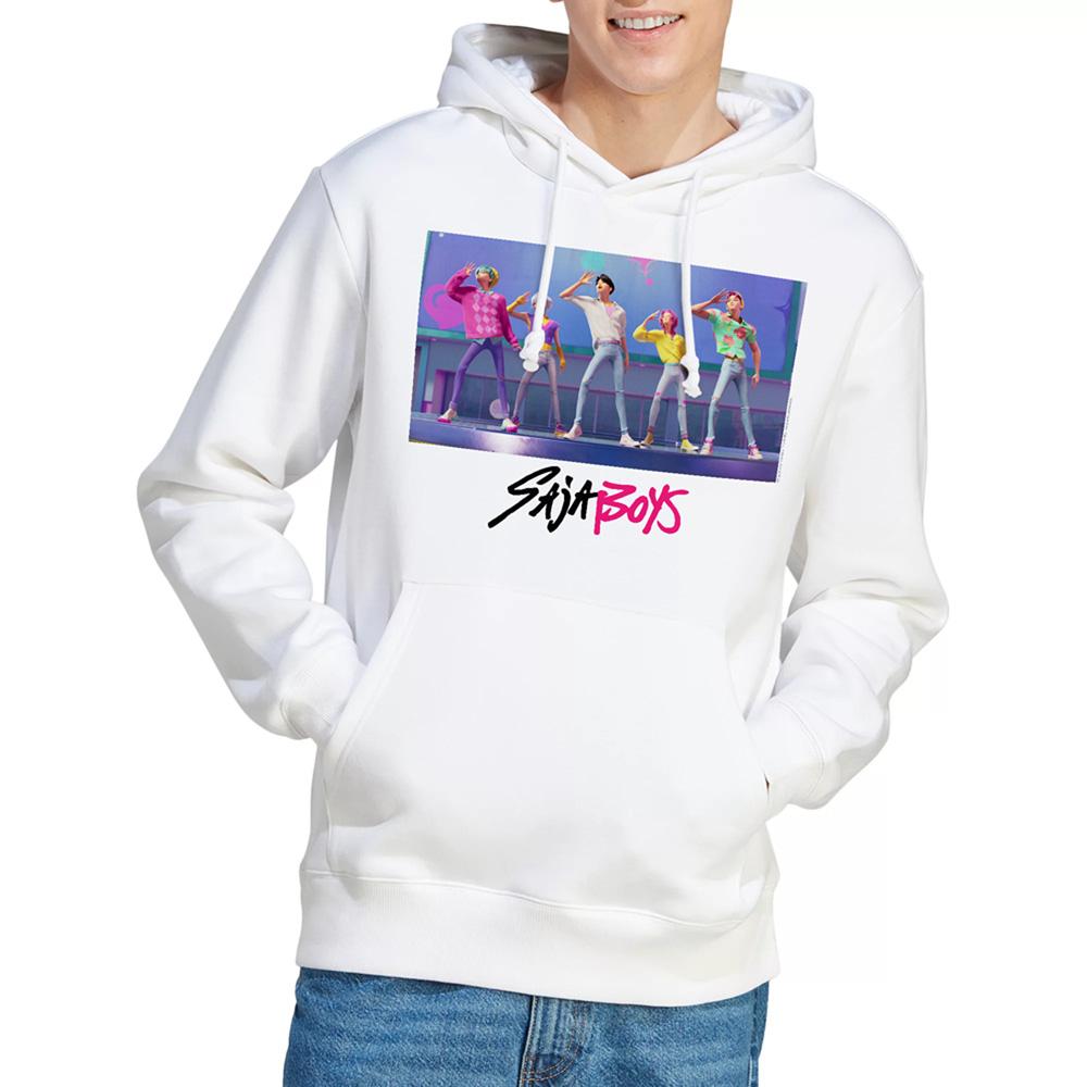 White - Lifestyle - K-Pop Demon Hunters Unisex Adult Saja Boys Soda Pop Dance Hoodie