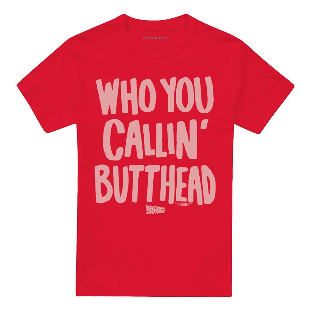 Red - Front - Back To The Future Unisex Adult The Bully T-Shirt