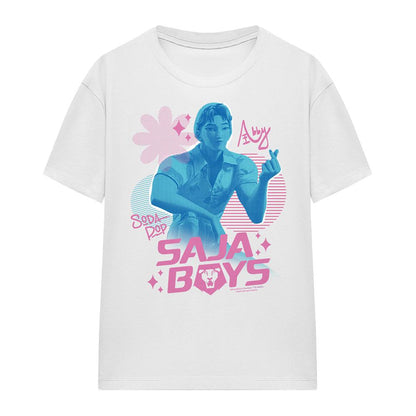 White - Front - K-Pop Demon Hunters Womens-Ladies Saja Boys Soda Pop Romance Regular T-Shirt