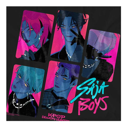 Black - Side - K-Pop Demon Hunters Womens-Ladies Saja Boys Demons T-Shirt