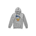 Sport Heather - Front - Disney Mens Donald Duck Vintage Face Hoodie
