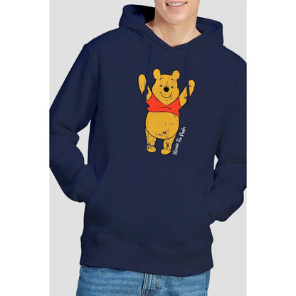 Navy - Lifestyle - Winnie the Pooh Mens Yay Hoodie